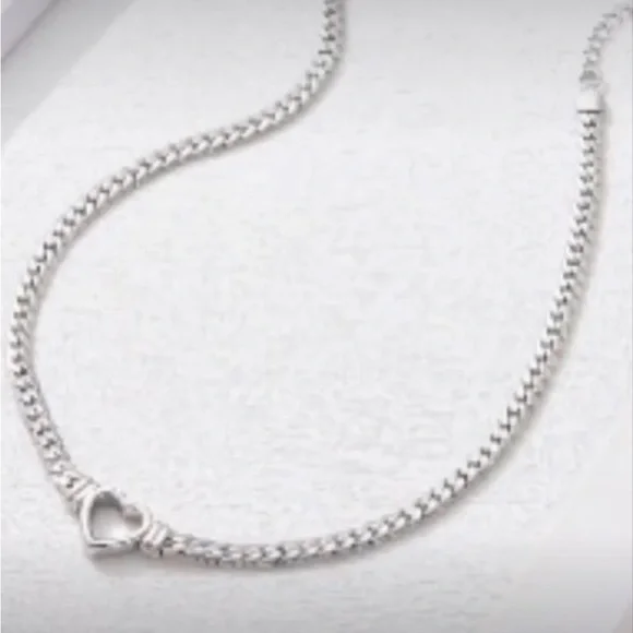 Silver stainless steel necklace New - Picture 2 of 2